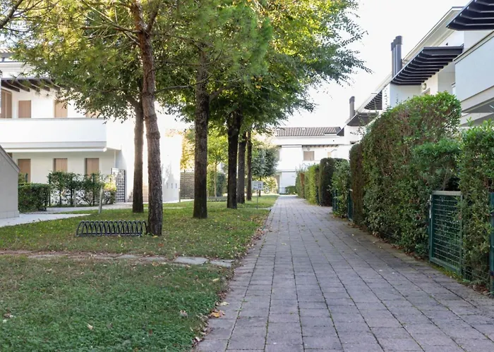 Daire Lovely With Two Fenced Garden Bibione