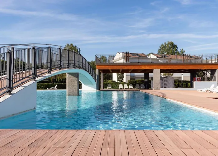 Lovely With Two Fenced Garden * Bibione