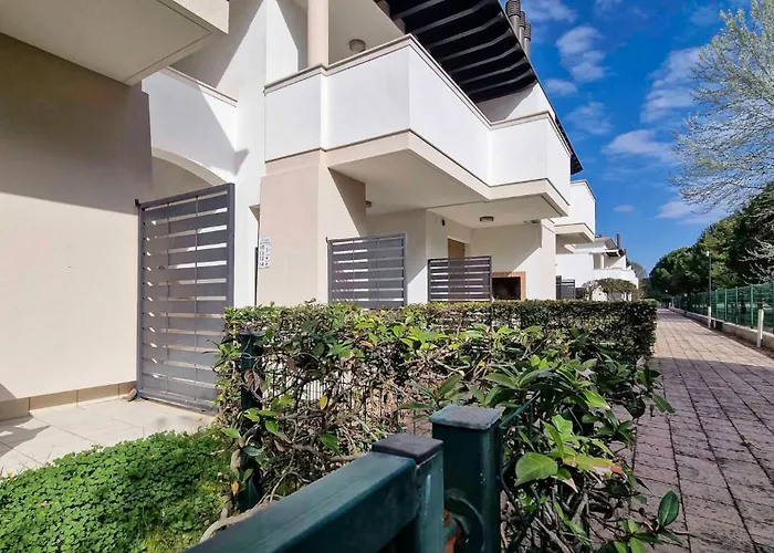 Lovely With Two Fenced Garden Bibione